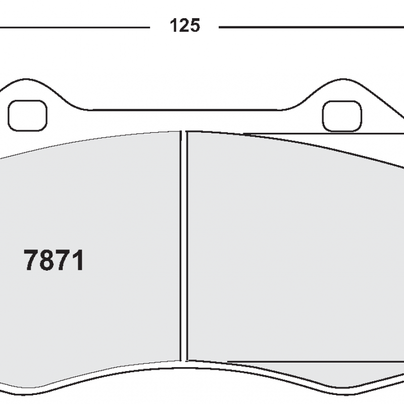 High bite, high friction for sprint / rally. Race brake pads - Abarth / Alfa Romeo
Fiat / Renault / Vauxhall
front brake pad